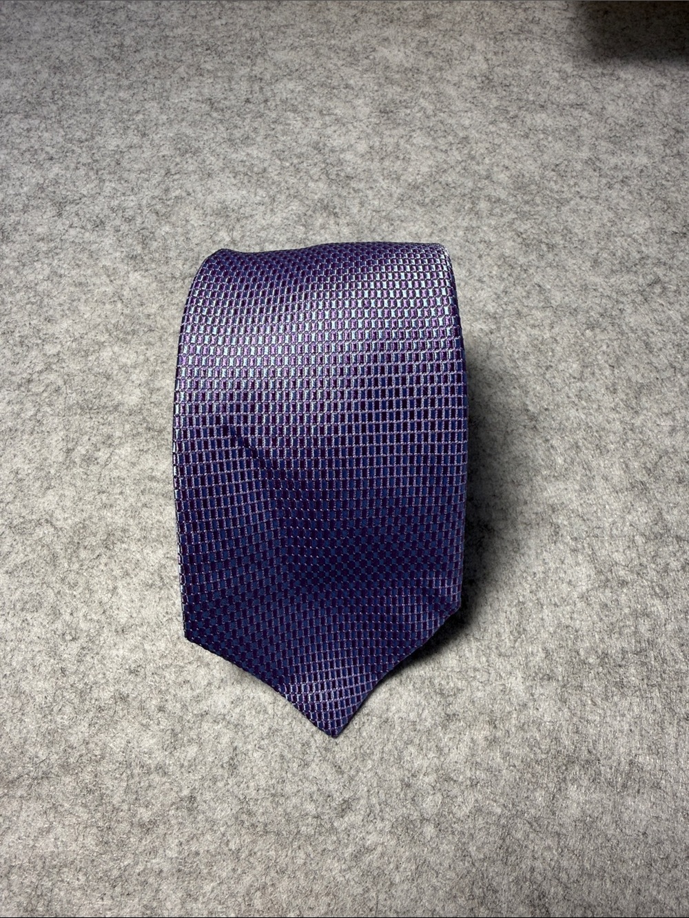 Classic Textured Purple Nordstrom Men’s Shop 100% Silk Tie